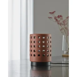 LEDVANCE DECOR CLAY BORDLAMPE BRUN 28,3 CM