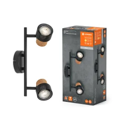 LEDVANCE DECOR CORK SPOTLAMPE SORT GU10 6,8W