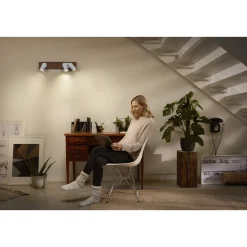 LEDVANCE DECOR MERCURY SPOTLAMPE TRÆ/HVID GU10 6,8W