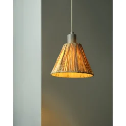 LEDVANCE DECOR RAFFIA GULVLAMPE BRUN/GRØN 21,3 CM