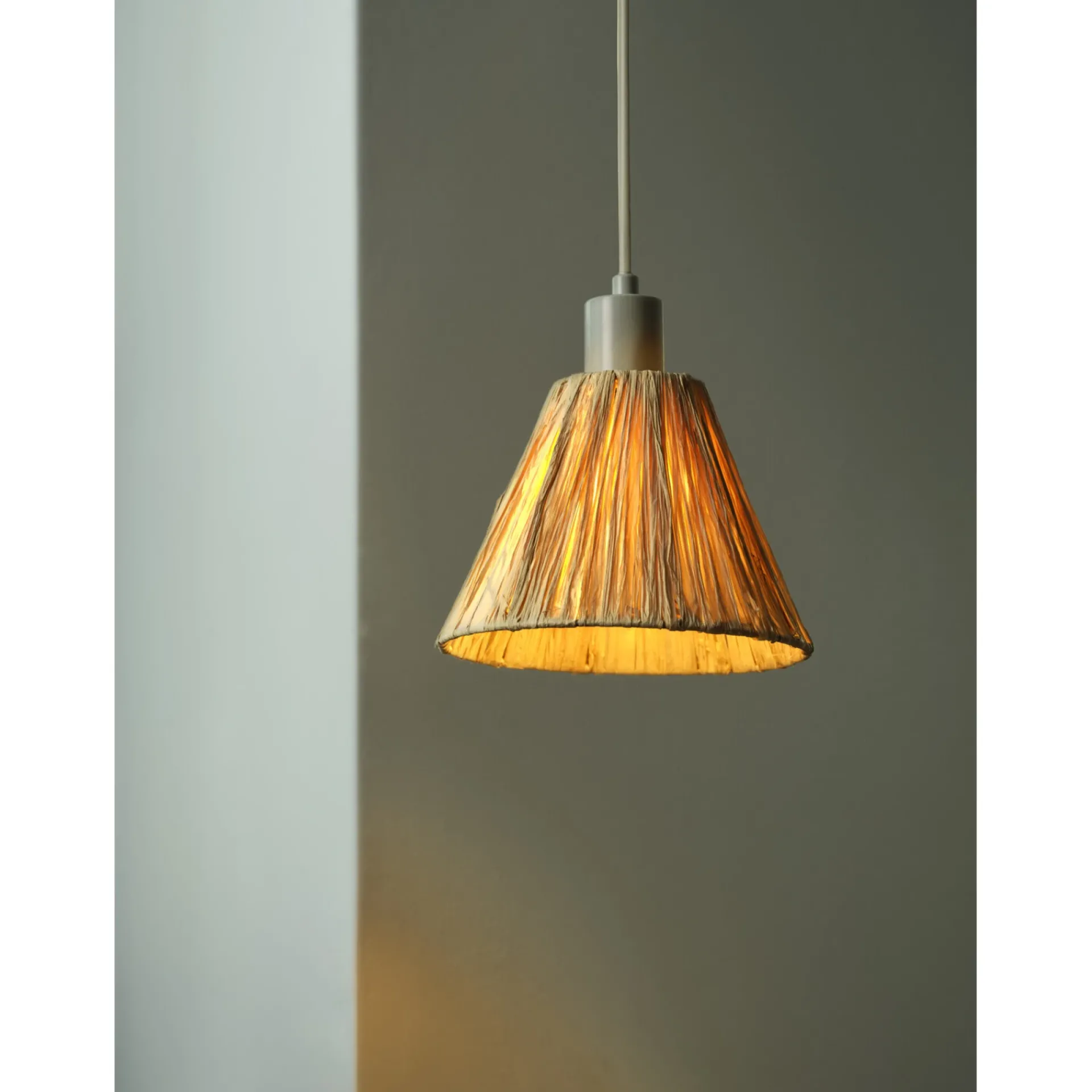 LEDVANCE DECOR RAFFIA GULVLAMPE BRUN/GRØN 21,3 CM