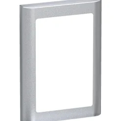 LK Fuga SOFT DESIGN 63 RAMME INKL. TEKNISK RAMME STÅLGRÅ 1 1/2 MODUL