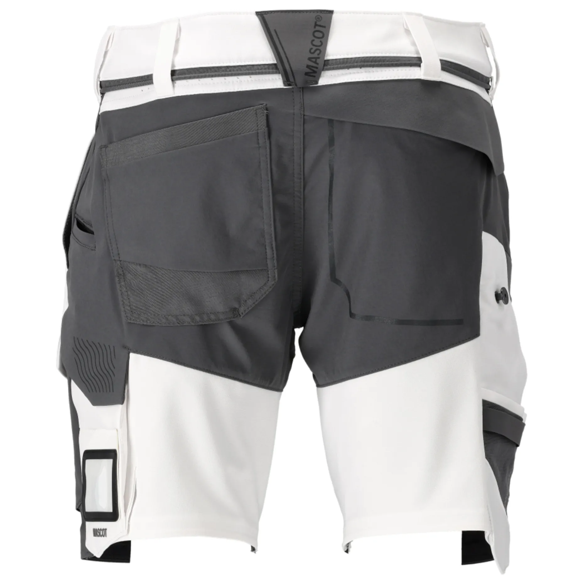 MASCOT CUSTOMIZED 22149 SHORTS 24C64 HVID/STENGRÅ