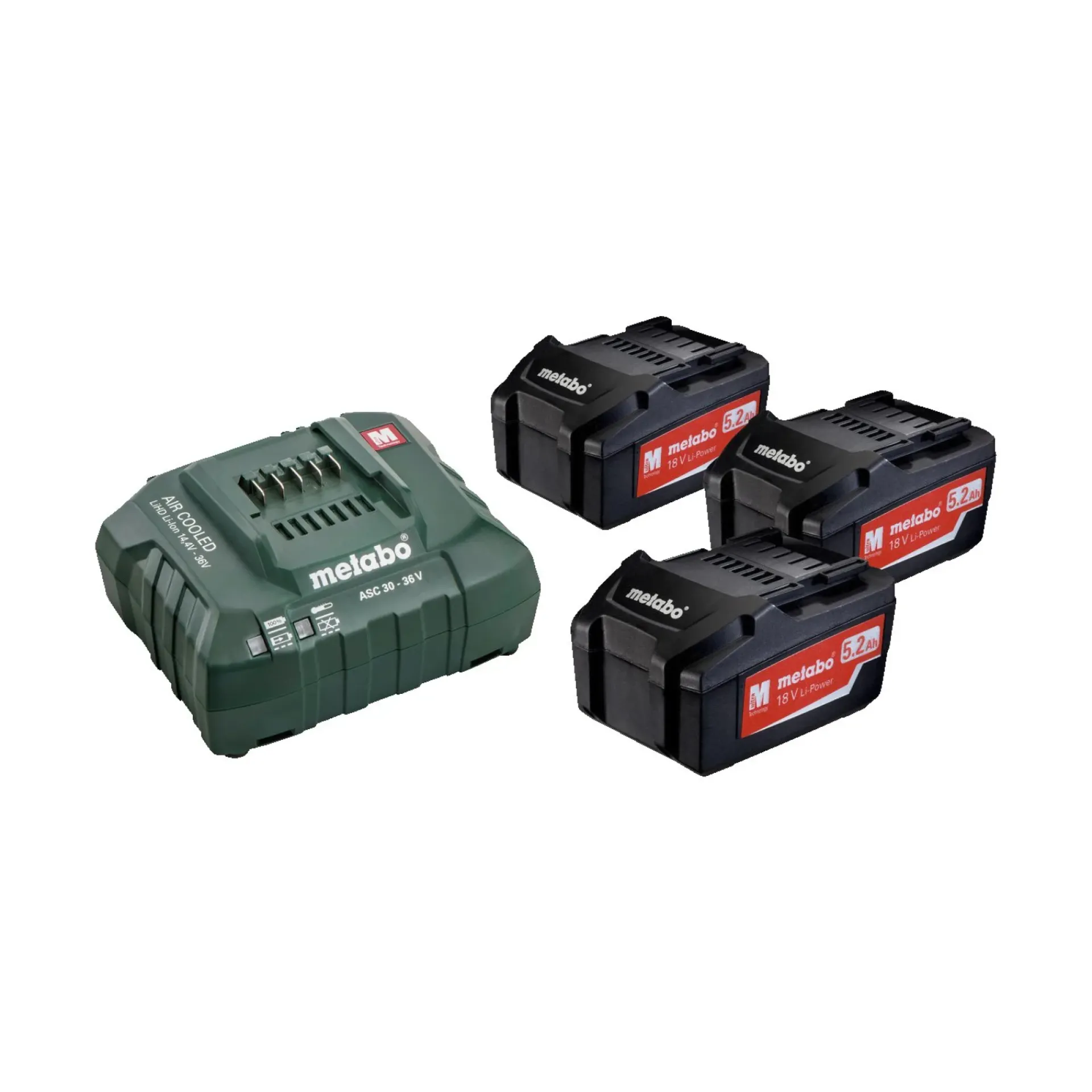 Metabo 685048000 BATTERISÆT 18V 5,2 AH