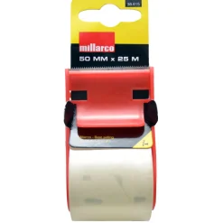 Millarco TAPE DISPENSER 25 M X 50 MM RØD