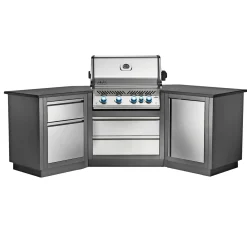 NAPOLEON PRESTIGE PRO 500 INDBYGNING INDBYGNINGSGRILL RUSTFRIT STÅL