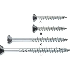 NKT SPUN®+ UNIVERSALSKRUE SPUN+ SKRUE 6,0X120 MM ELFORZINKET 100 STK