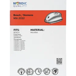 Nordic Quality MSI 2222 STØVSUGERPOSE 5 STK.