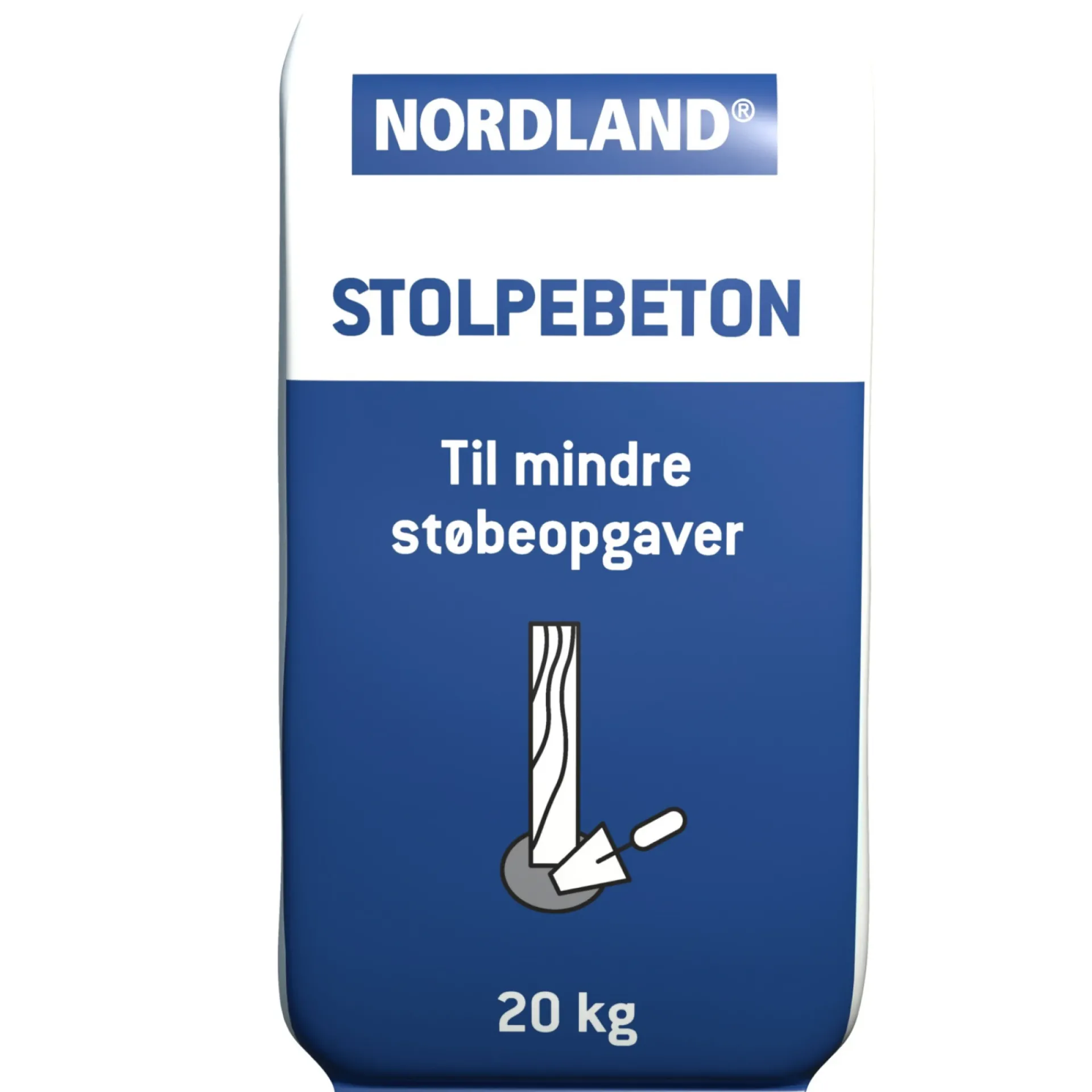Nordland STOLPEBETON 20 KG 0-8 MM