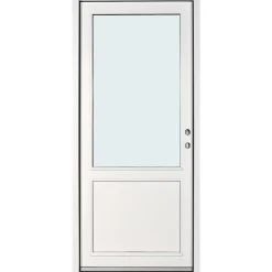 Outline 3-LAGS KLART GLAS FACADEDØR 114 X 948 X 2118 MM V HVID