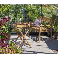 Outrium BENSTEL TIL SERVERINGSBAKKE NATUR TEAK