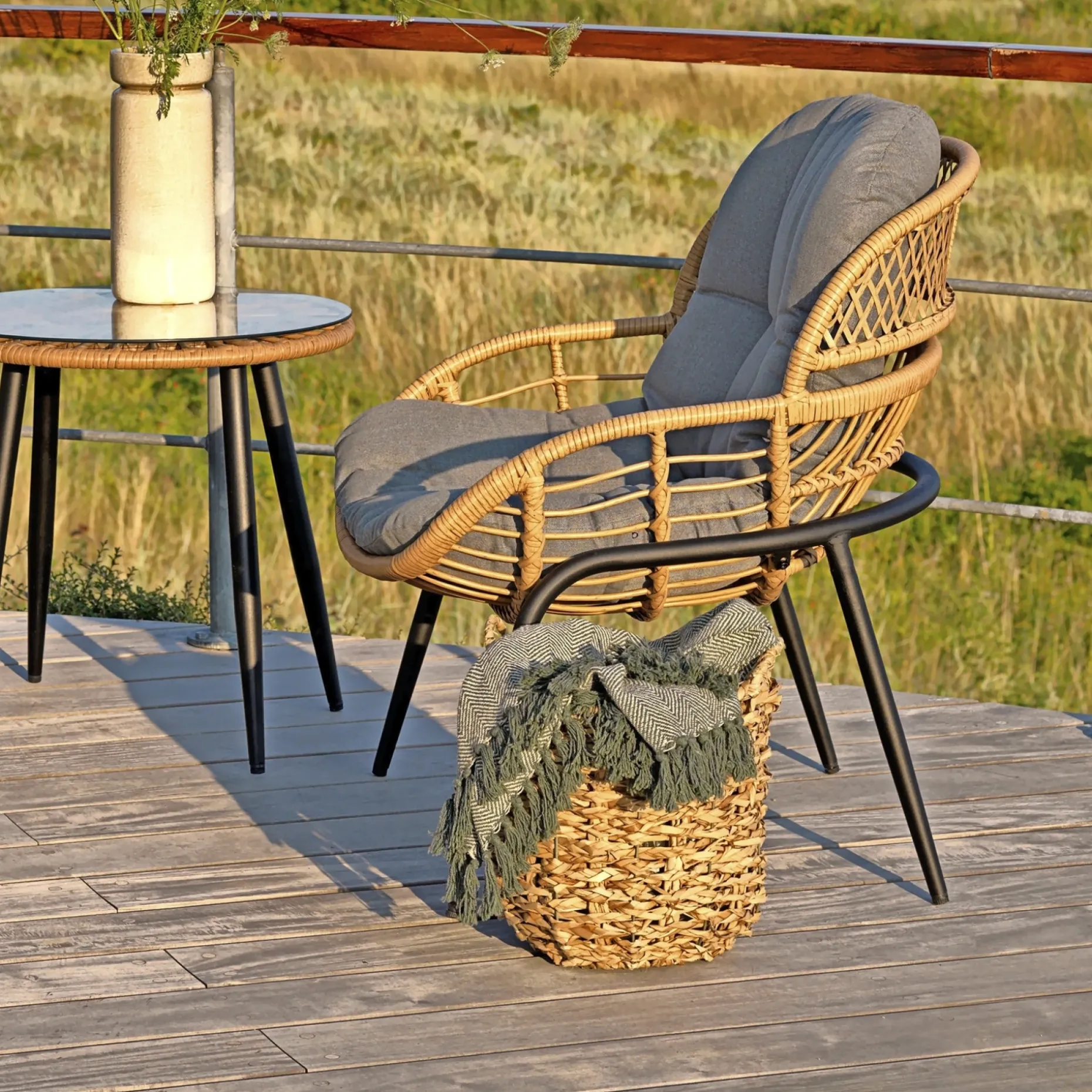 OUTRIUM CAPRI LOUNGESTOL NATUR