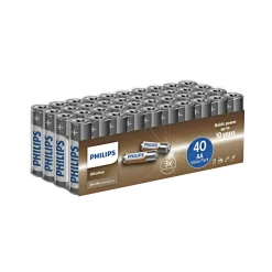 Philips ALKALINE AA BATTERI 40 STK/PAK