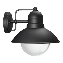 Philips HOVERFLY UDENDØRS VÆGLAMPE SORT 60W