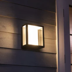 Philips Hue WCA IMPRESS UDENDØRS VÆGLAMPE 16W SORT