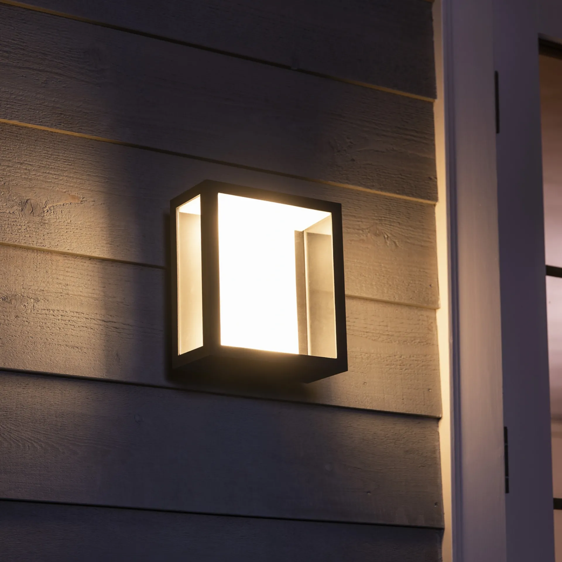 Philips Hue WCA IMPRESS UDENDØRS VÆGLAMPE 16W SORT