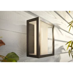 Philips Hue WCA IMPRESS UDENDØRS VÆGLAMPE 16W SORT