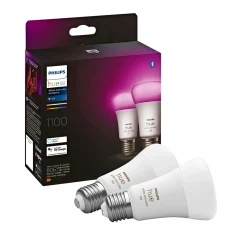 Philips Hue WCA 2-PAK SMART LED PÆRE E27 STANDARD 11W