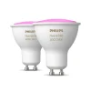 Philips Hue WCA 2-PAK SMART LED PÆRE GU10 SPOT 6W