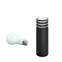 Philips Hue W LUCCA BEDLAMPE ANTRACITGRÅ 40 CM