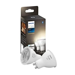 Philips Hue W 2-PAK SMART LED PÆRE GU10 SPOT 5W