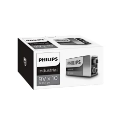 Philips INDUSTRIAL ALKALINE 9V BATTERI 10 STK/PAK