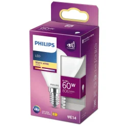 Philips LED PÆRE KRONE E14 7W