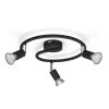 Philips LIMBALI 3- SPOTLAMPE SORT GU10 50W