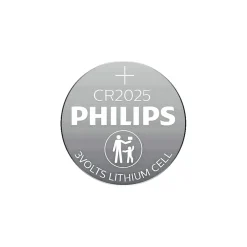 Philips LITIUM CR2025 KNAPCELLE BATTERI 4 STK/PK