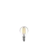 Philips 2-PAK KLAR LED PÆRE KRONE E14 4W