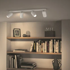 Philips PONGEE 4 SKINNESPOT HVID GU10 4X5,5W