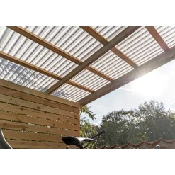 Plastmo JÄRBOPRO TRAPEZPLADE 600 CM 104 CM OPAL HVID