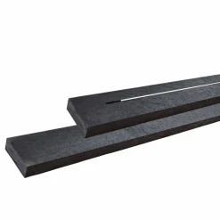 Plus ALPHA L177 CM M/2 RYGLÆN BORDBÆNKESÆT SORT