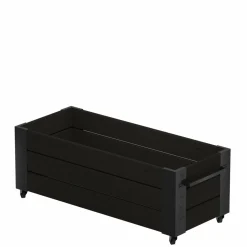 PLUS BLOMSTERKASSE SORT 45 X 50 X 120 CM