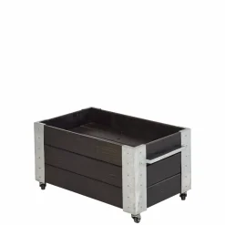 Plus CUBIC BLOMSTERKASSE SORT 45 X 87 X 50 CM