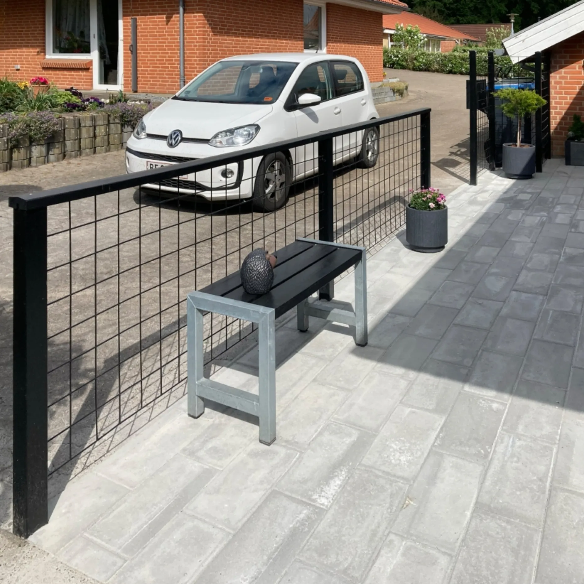 PLUS ESPALIER STÅL SORT 90 X 180 CM