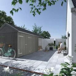 Plus INKL. TAGPAP/ALULISTER/H-STOLPEFØDDER HAVEHUS 14,5 M2