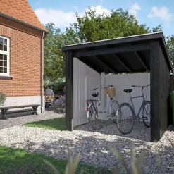 Plus NORDIC 1 MODUL ÅBEN STANDARD CYKELSKUR 5 M²