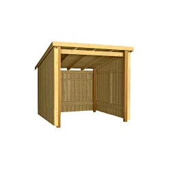 Plus NORDIC 1 MODUL ÅBEN STANDARD CYKELSKUR 5 M²