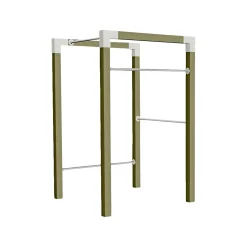 PLUS OUTDOOR FITNESSSTATIV 220 X 138 X 138 CM NATUR