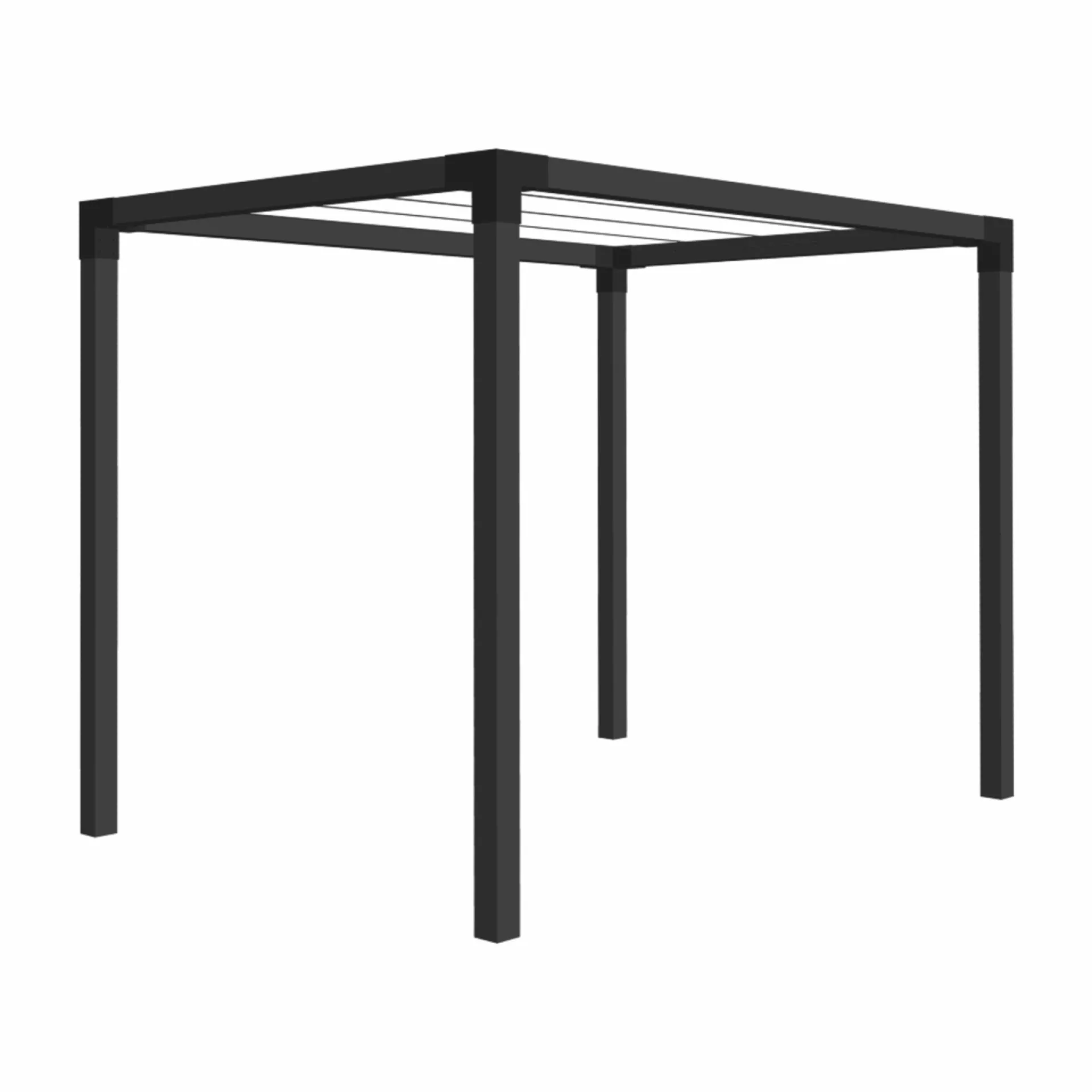 Plus PERGOLA 208 X 198 X 268 CM SORT