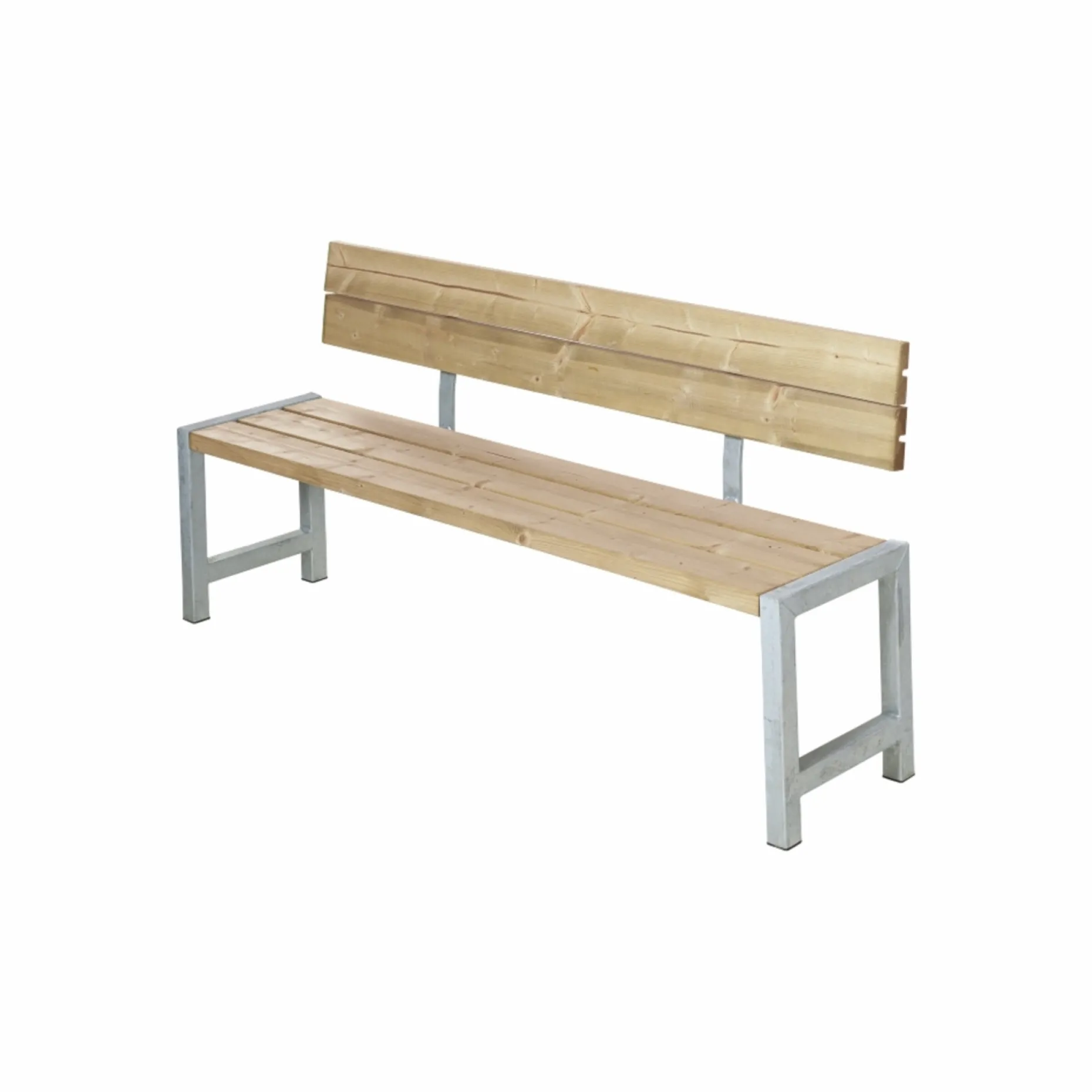 PLUS PLANKEBÆNK GYLDENBRUN 176 CM