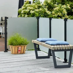 Plus STOLPE VARMGALVANISERET OG PULVERLAKERET SORT 4.50 X 4.50 X 96 CM