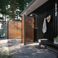 Plus TOKYO HEGN THERMOWOOD® GYLDENBRUN 180 X 180 CM