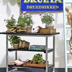 Plus URBAN SERVERINGSVOGN SORT NÅLETRÆ / STÅL