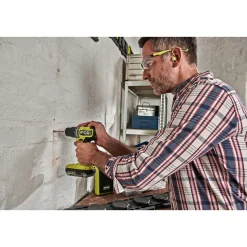 Ryobi RPD18C1-1C20G SLAGBOREMASKINE AKKU MED BATTERI OG LADER