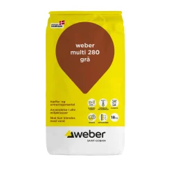 Saint-Gobain Weber MULTI 280 REPARATIONSMØRTEL GRÅ 18 KG