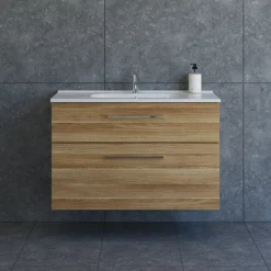 Scanbad DELTA KARAT BADMØBEL VARM EG 2 SKUFFER 101 CM