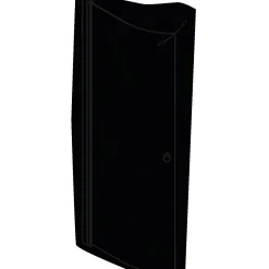 Scanbad FLEXI MAT ALU PROFIL, 1 STK. BRUSEDØR 74 CM KLART GLAS