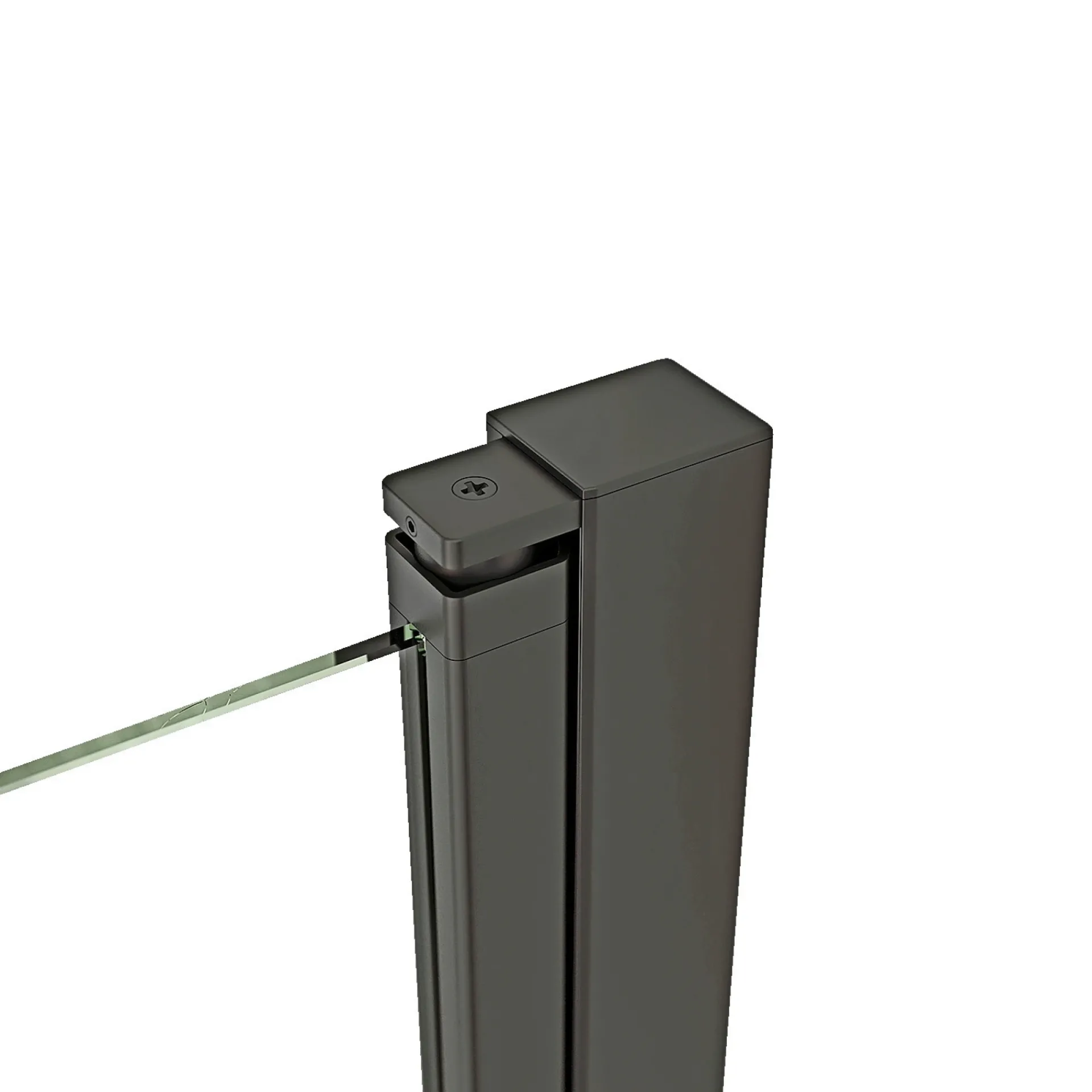 Scanbad FLEXI SORT PROFIL, 1 STK. FOLDEDØR KLAR GLAS 99 CM